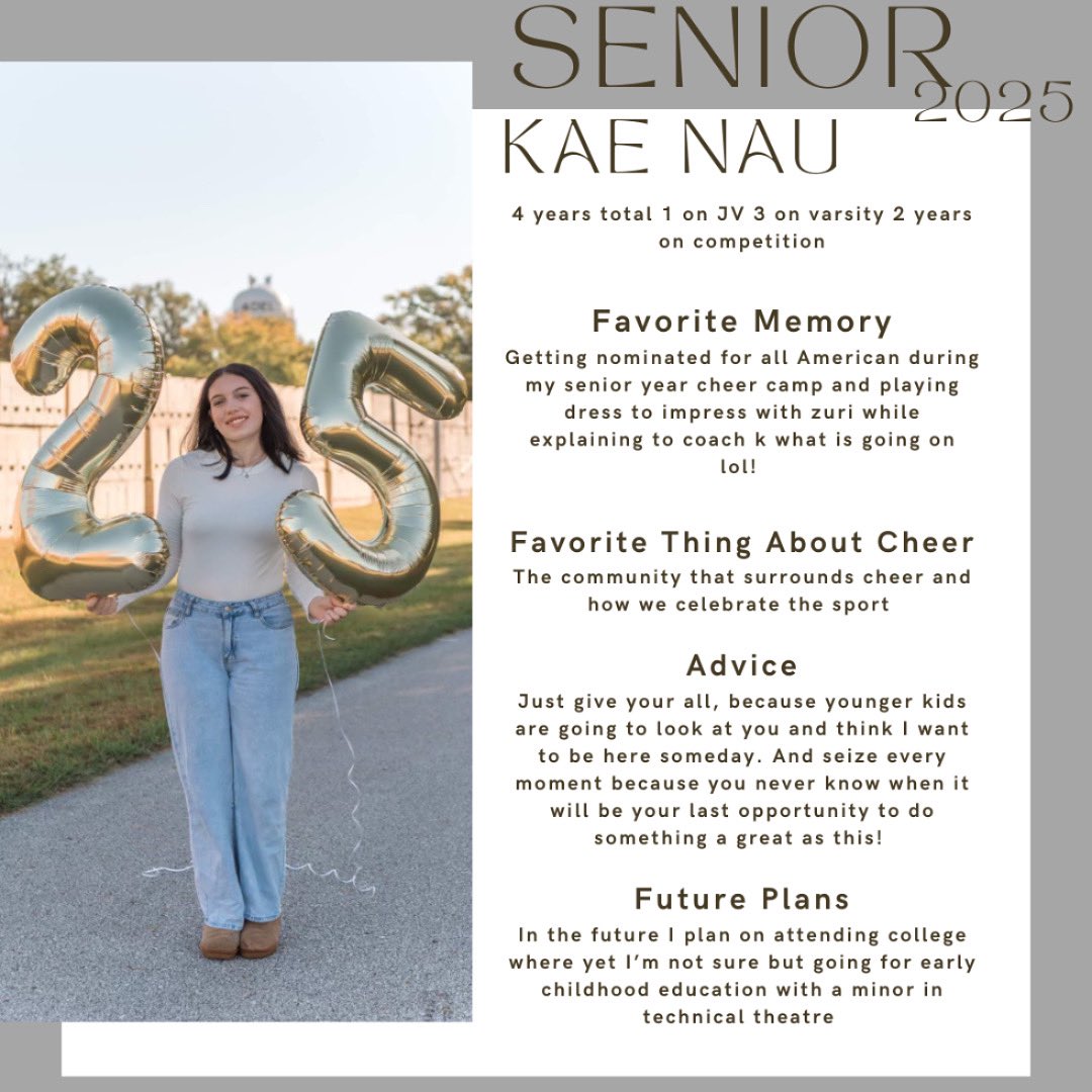 Senior Spotlight🌟
