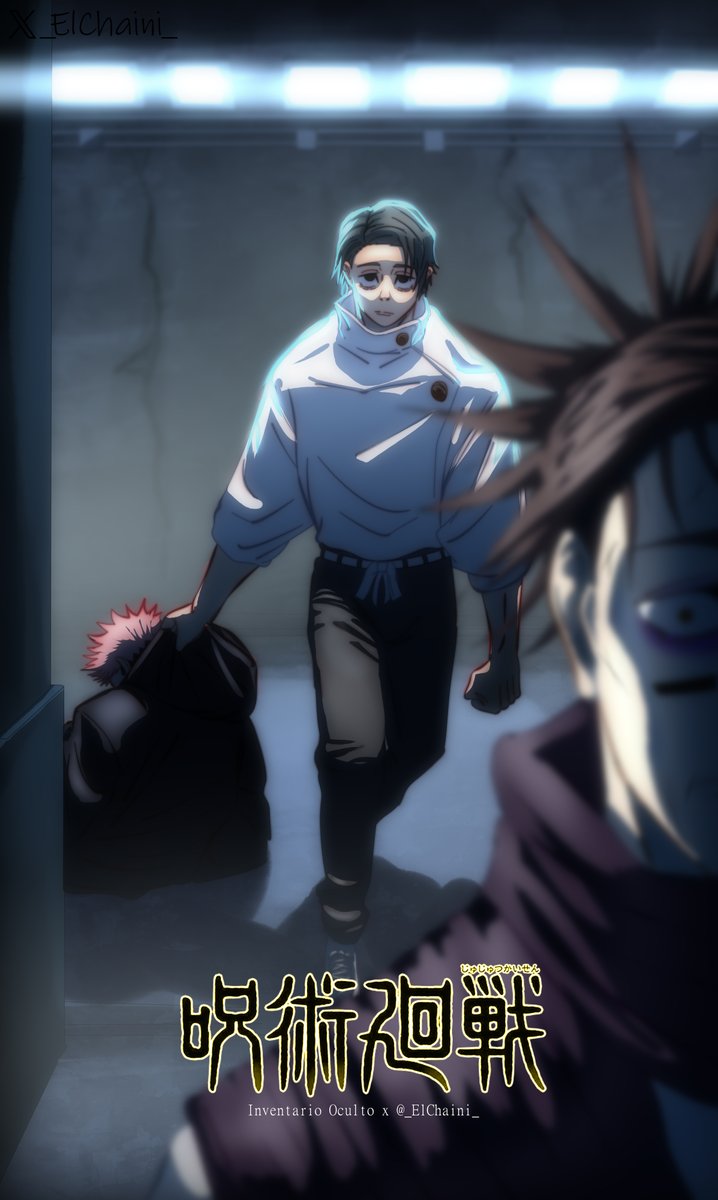 _ElChaini_'s tweet image. JJK Visual Key Season 3 

(fanmade) panel coloreado

Me acuerdo cuando apareció Yuta y estaba bien sacado de onda porque no sabia quien era ya que no había leído el tomo 0 

#JujutsuKaisen #jujutsukaisen3 #visualkey #jujutsukaisenseason3 #jjk #yutaokkotsu #itadori #choso #color