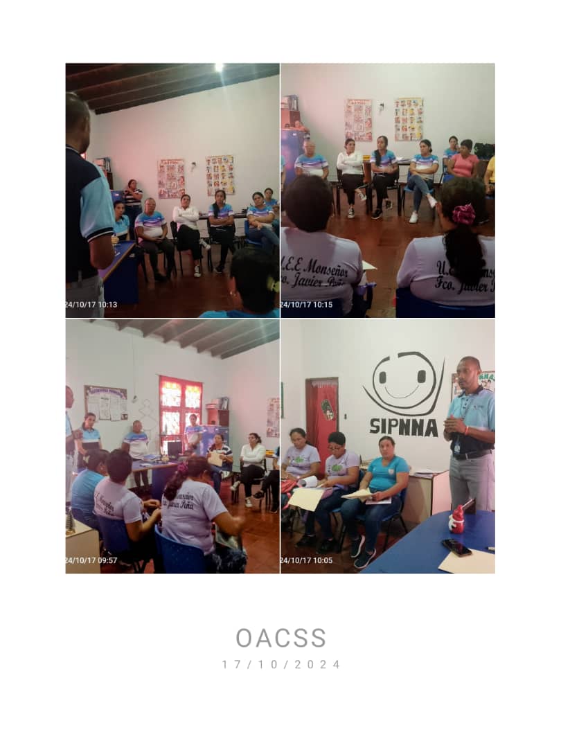 Hoy 17 de octubre se llevó acabo Taller  sobre el Programa la Contraloría va a la Escuela dirigido por la OAC San Sebastián en la sede del  Sistema Integral de Protección del Niño, Niña y Adolescentes, dicho taller tambien contó con la participación de los directivos escolares.