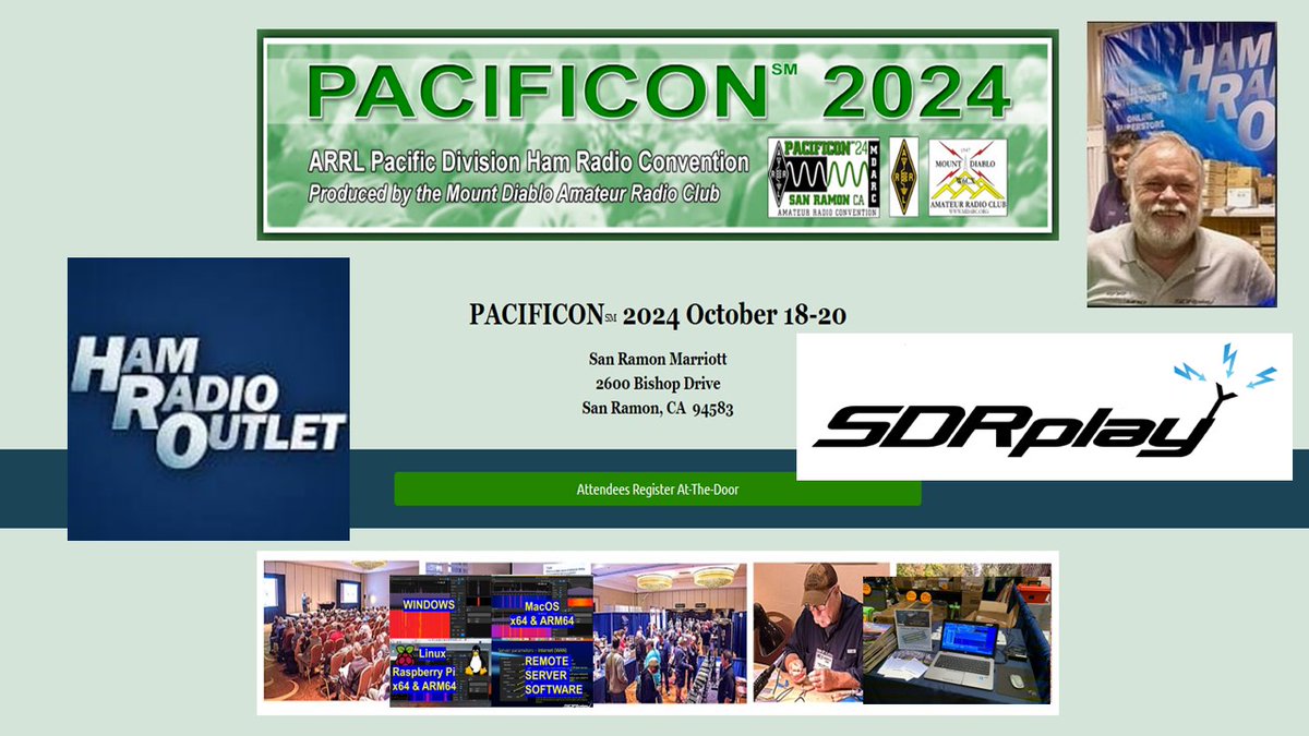 Steve, KI5ENW from SDRplay will be running demos and answering questions on the Ham Radio Outlet booth at Pacificon this weekend.
People can also see the latest version of SDRconnect in action and find out more about the newly announced nRSP-ST networked radio