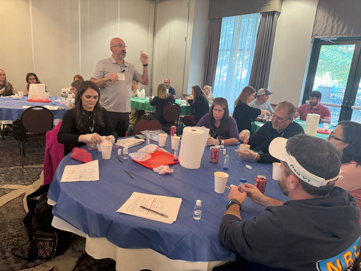 OhioChemistry's tweet photo. Who's hungry for some science? π½οΈ@UnivarSolutions is serving up 'Foodology' at #TIEConference. Discover food science trends, careers, and create some edible experiments! π§ͺπ#FoodScience https://t.co/uMOza5lH3X