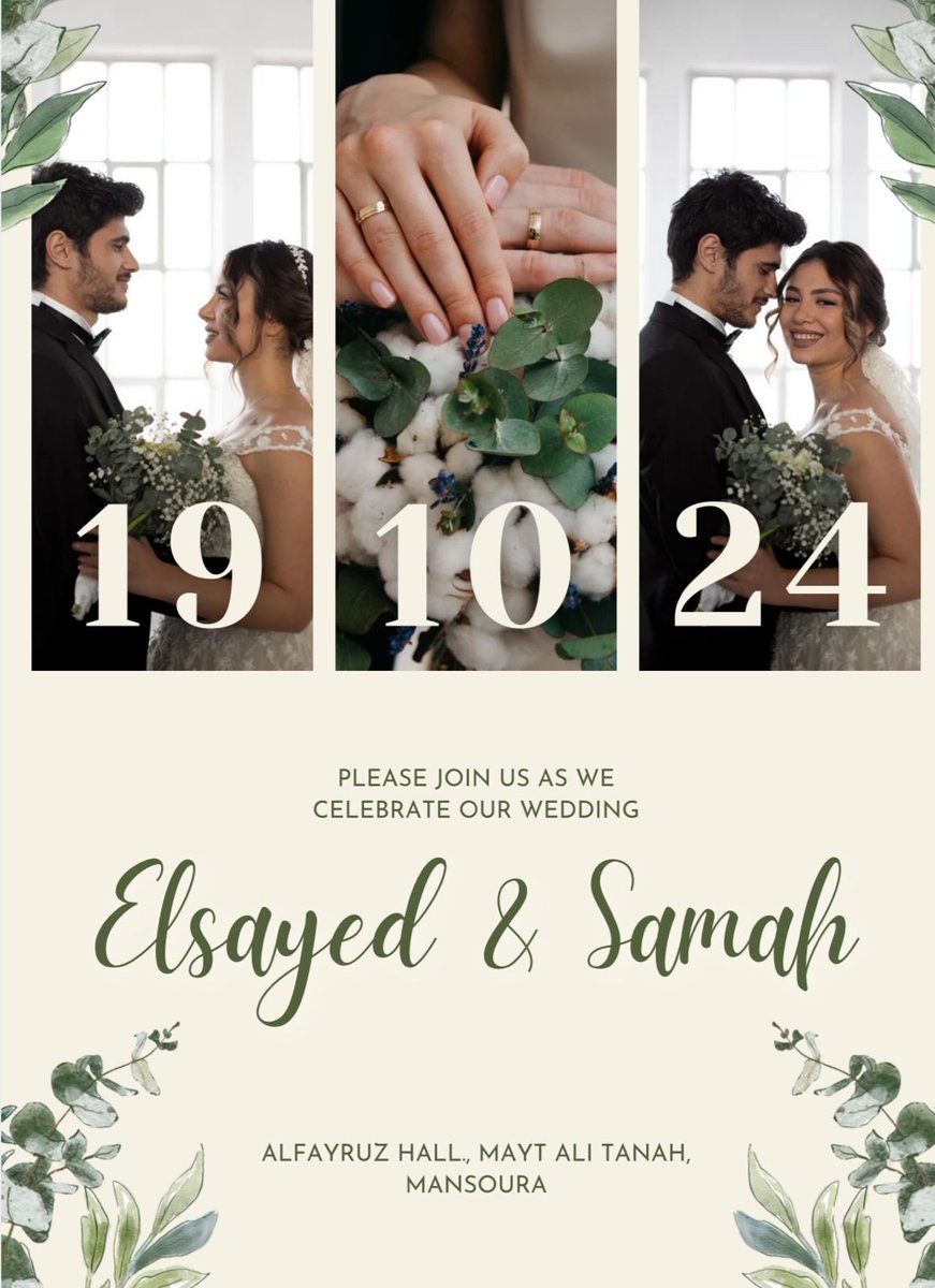 ElsayedFathy44's tweet photo. Our weeding at Saturday 19/10/2024🕺💃😍❤️
@HossainSamah https://t.co/oAydXzIy5B
