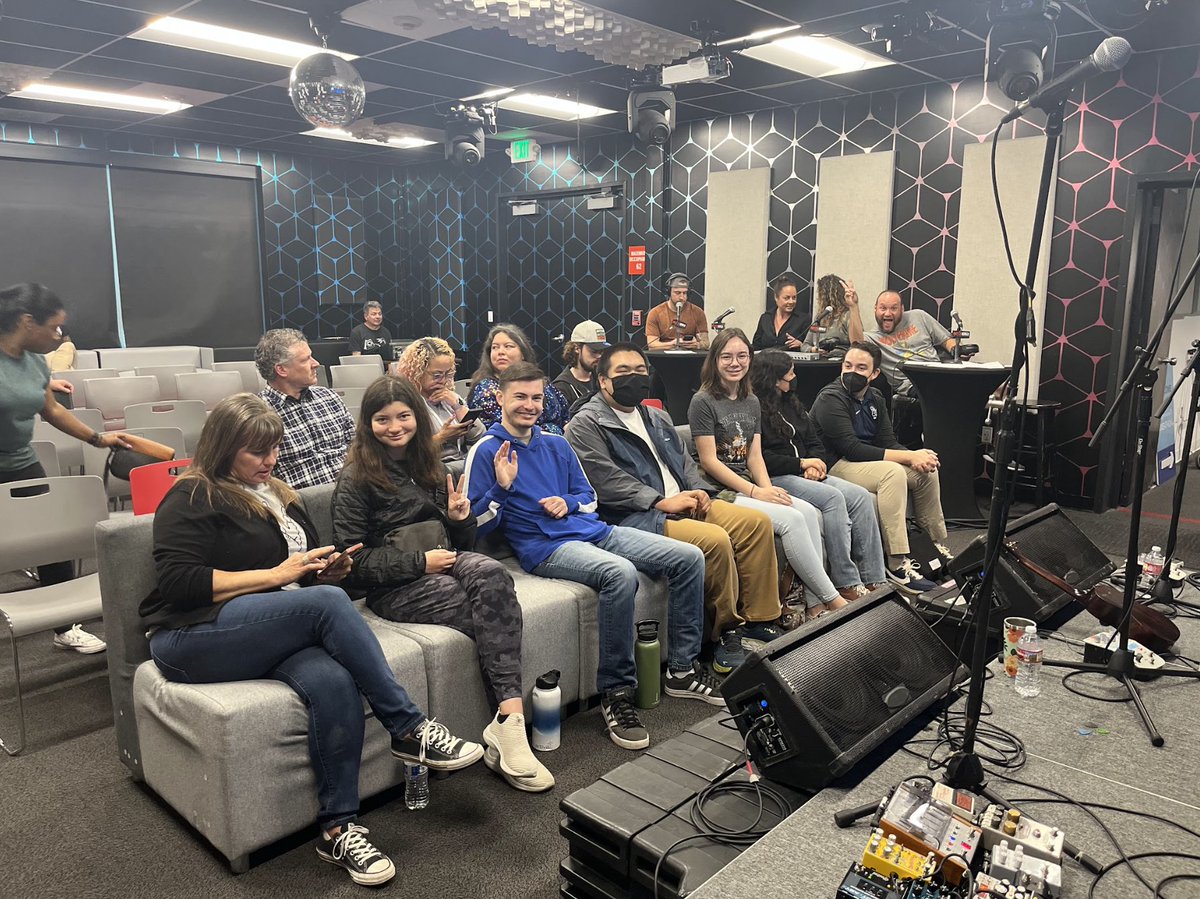 We're not geeking out. You're geeking out. 😱 

We got a #BTS experience at <a href="/iheartradio/">iHeartRadio</a> with a private performance from <a href="/switchfoot/">Switchfoot</a> ✨ It was such a unique experience to introduce these youth to the world of #musicradio and how many job opportunities lie within this field.