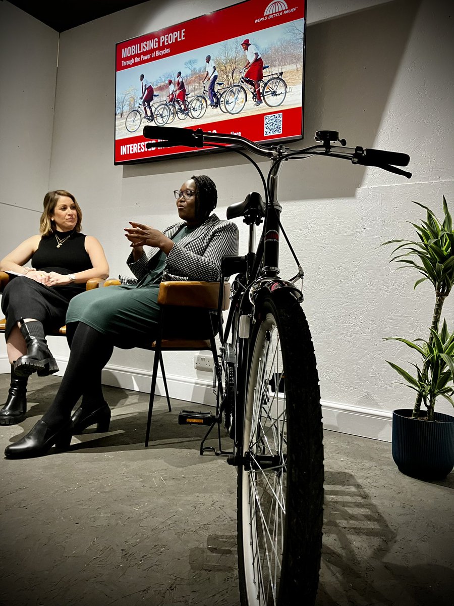 ejngee's tweet photo. Thrilled to connect with World Bicycle Relief friends to see a new short film and hear from brilliant @wsambu about the extraordinary impact each bicycle has on lives and communities - even more so with the new Utility S2 drivechain https://t.co/zqK6hZOYDp @PowerOfBicycles https://t.co/npjDxn3W7Z