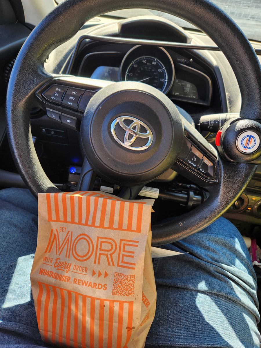 Ignaddio's tweet image. Thank you @Whataburger @UnitedAccess @BraunAbility for being part of my first solo drive in almost a year. Feeling elated to be independent again. #Accessibility