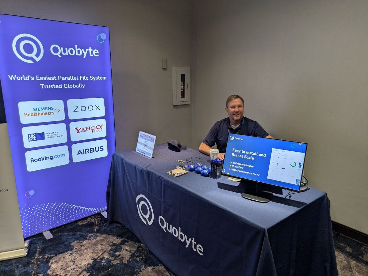 We had an incredible time at the STAC Summit in New York! It was a pleasure to connect with industry leaders and discuss the latest in solution architecture, infrastructure engineering, and more. A huge thank you to everyone who visited our booth and engaged with us! #Quobyte