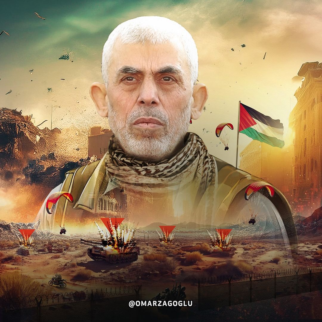 تمنيتها ايها المقاتل العظيم تركت الارض ومن عليها وانت واقف صامد مجاهد محارب ترفع الظلم عن بلدك وتحررها والان ان شاءالله انت مع رسول الله والصحابة وشهداء الاسلام ع مر العصور 
#السنوار