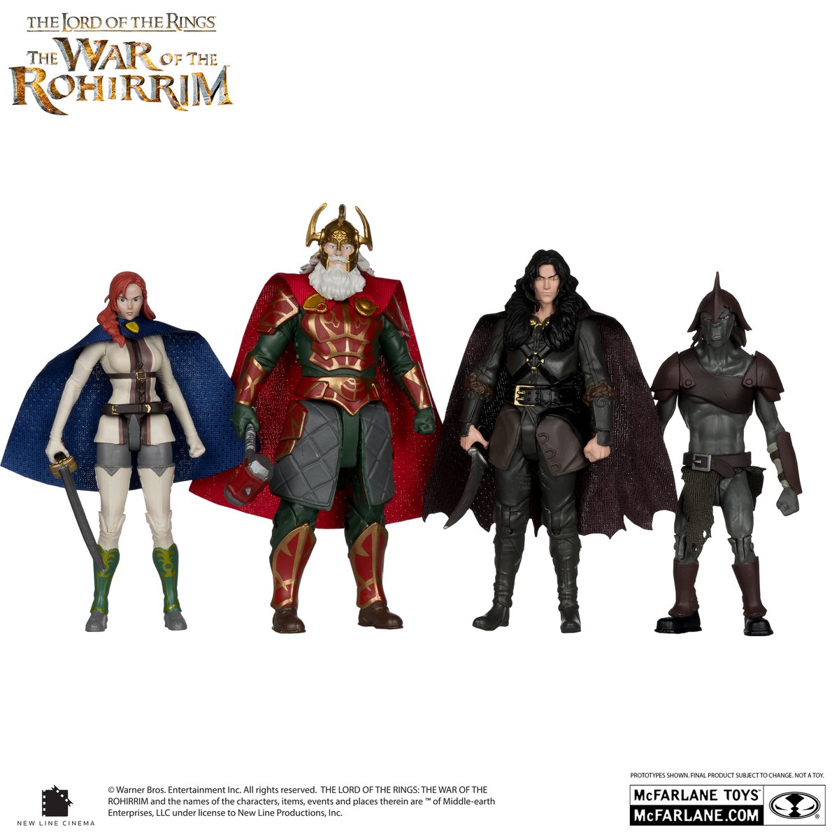 HeroesToys's tweet photo. McFarlane Toys Lord Of The Rings 'War Of Rohirrim' 3.75" scale action figures GOLD LABEL 4-PACK.
Now available to pre-order from select retailers including Amazon.
Amazon🇨🇦Canada $79.99 https://t.co/PIwIRWN26C
Amazon🇺🇸US $59.99 https://t.co/YSOEEIiyJo
#Affilite https://t.co/ngpr8AZFYy