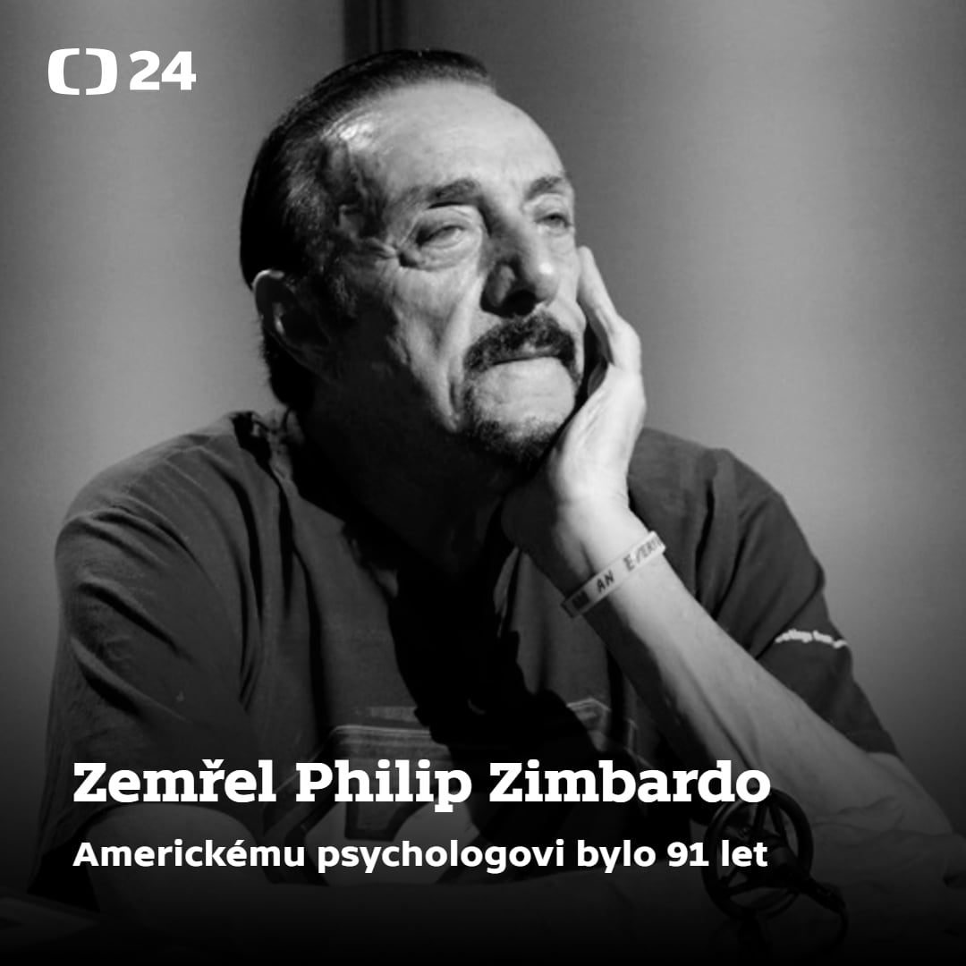 Zemřel americký psycholog Philip Zimbardo, který se proslavil mimo jiné jedním z nejkontroverznějších vědeckých experimentů - tak zvaným stanfordským vězeňským experimentem.