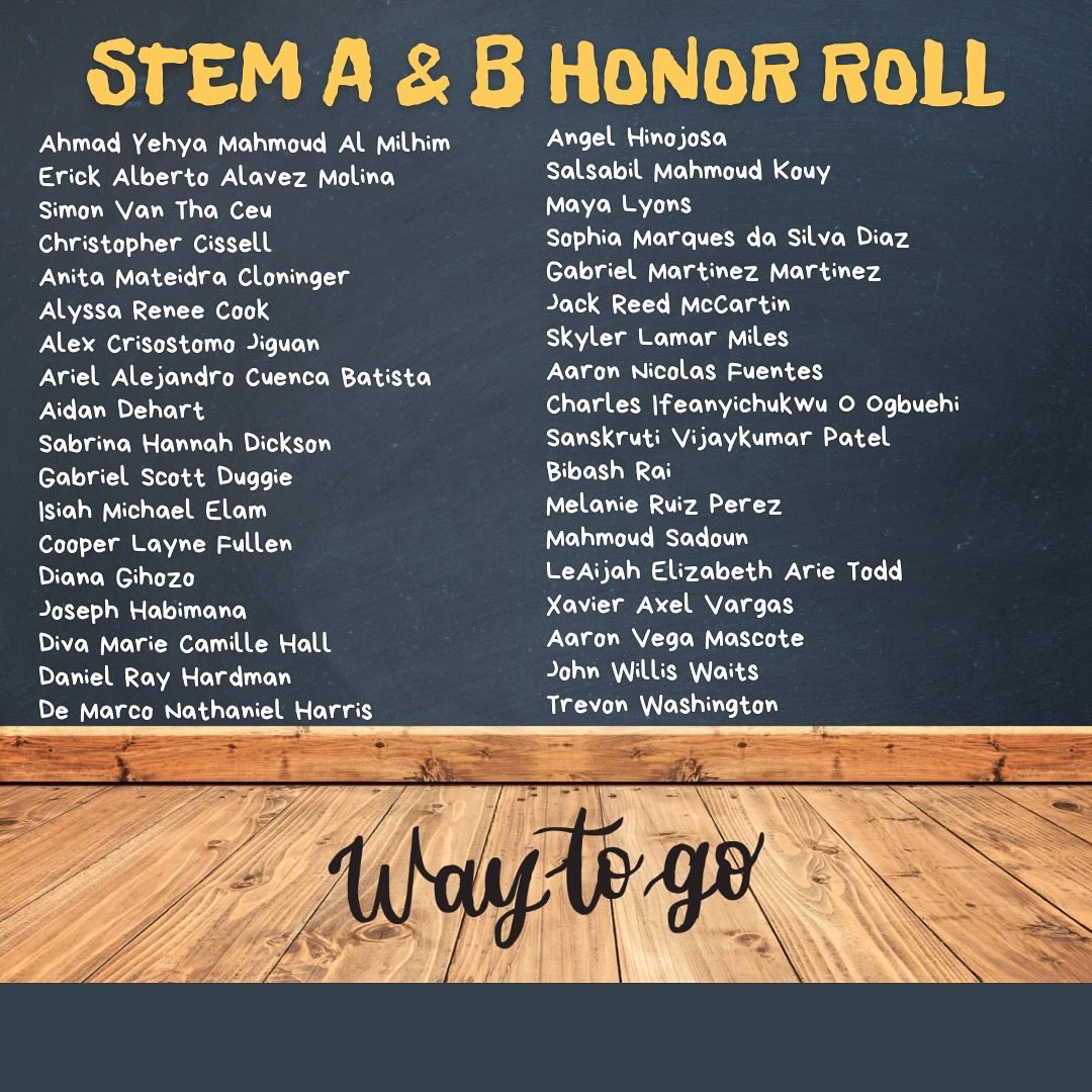 So proud of these amazing STEM students!!