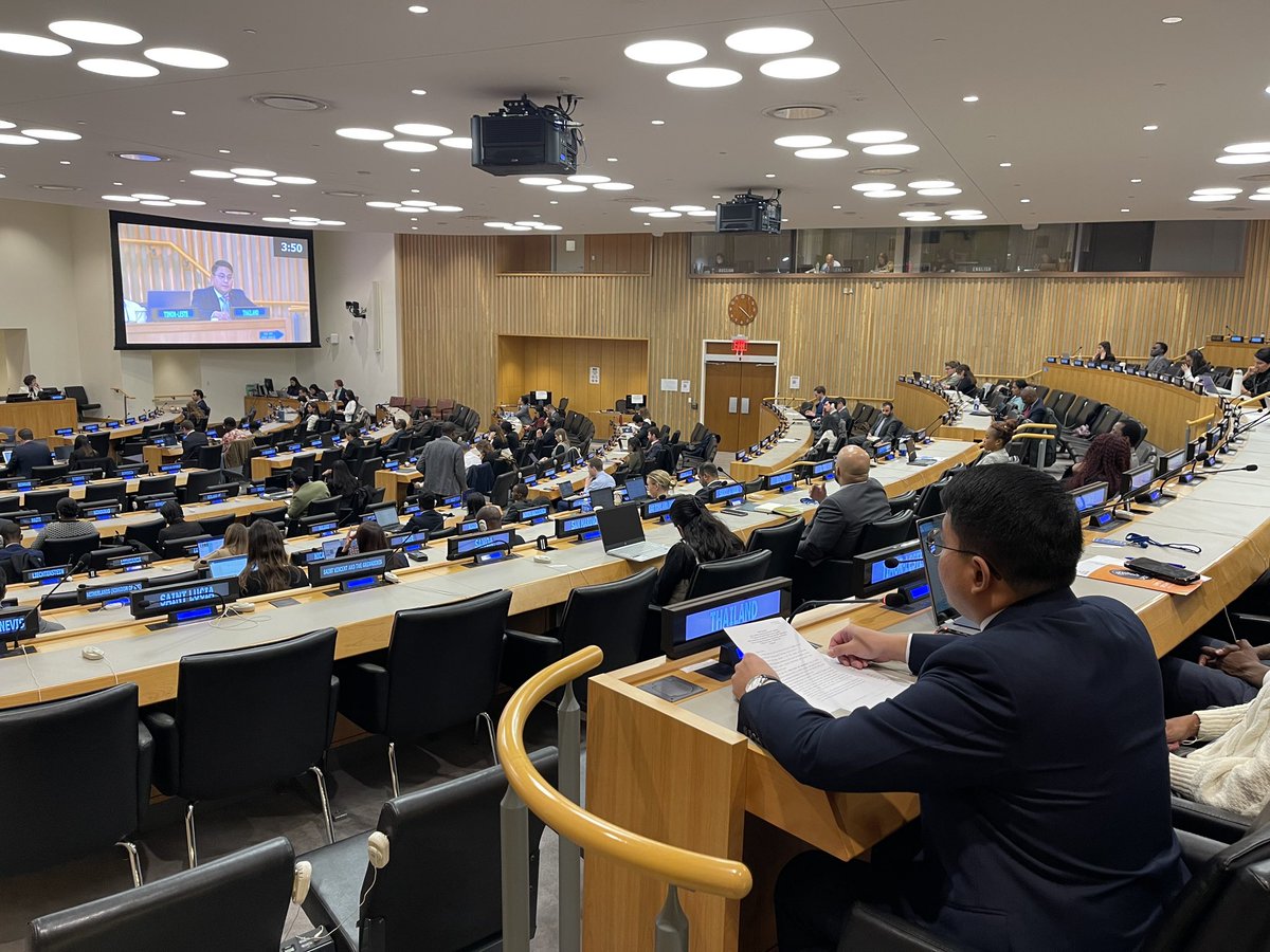 ThailandUN's tweet photo. At #UNGA79 #2C 🇹🇭 1) stresses the need to #EradicationofPoverty; 2) calls for safe & incl. ag. trade to strengthen global agrifood sys.; 3) as #KitchenoftheWorld -empowers farmers using STI / R&D; 4) promotes #SEPforSDGs #BCGEconomyModel to address #agdevelopment & #FoodSecurity https://t.co/spEurLDKwz