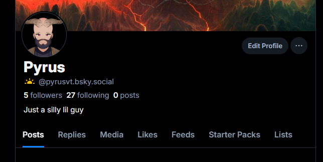 PyrusVT's tweet image. Apparently we all migrating away from the dumpster fire that is this website.

I am horrible at finding people, so find me first so I don't forgor?