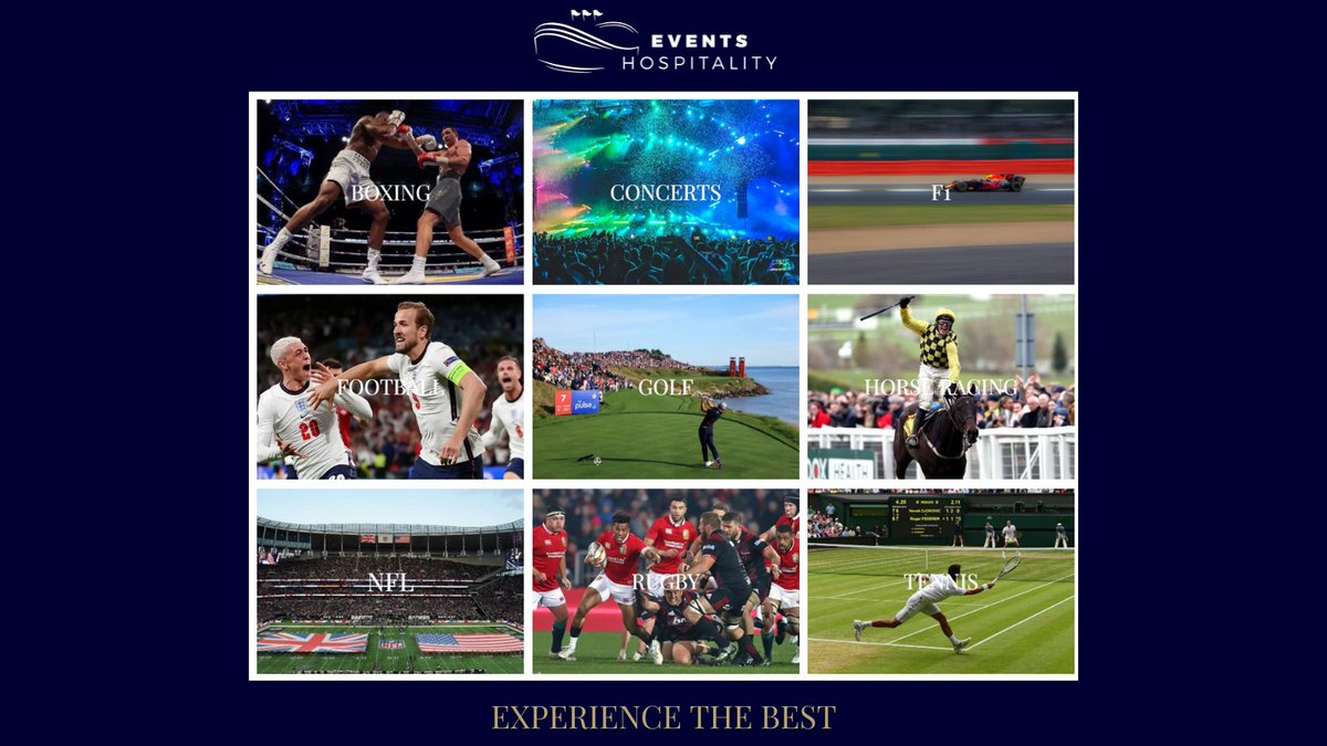 Eventshosp's tweet photo. Whatever you're into, we can get you there. From concerts and courts to stadiums and scrums, we've got you.

Get in touch or visit our website to secure your VIP tickets.

Our team is on hand to give you the experience of a lifetime.

https://t.co/azBUSoCuW8 https://t.co/n01Jl7sXQY