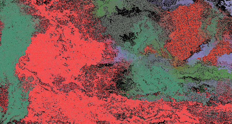 jonomilo's tweet image. Pretty satisfied with this noise distortion image made from #FluidPaint and then using some the noise distortion effects in #FilterForge