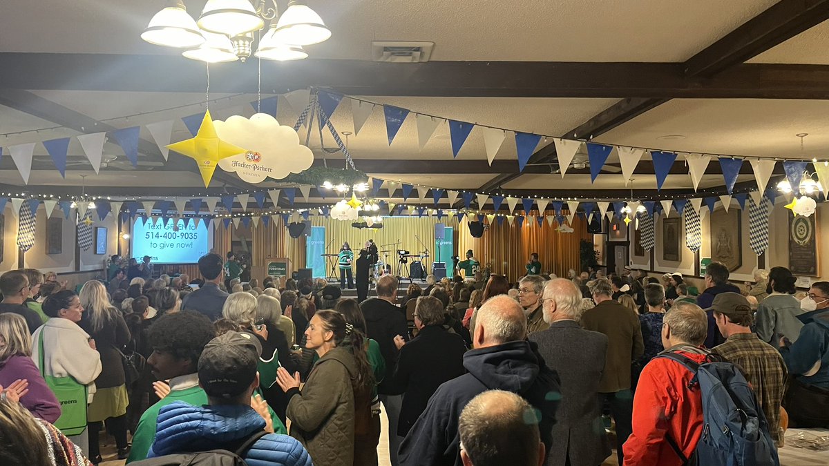Incredible turnout and energy at @SoniaFurstenau ‘s Victoria Rally!

VTB is going Green - get out and vote vote tomorrow at the electoral office and beat the rain!