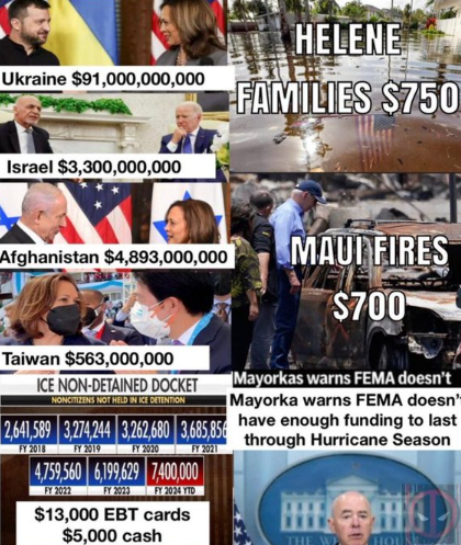 SilenceDoGood64's tweet photo. @KamalaHarris #KamalaBorderCzar #TrainWreckTrump
You hate Americans!
#Trump2024NowMorethanEver
#AmericaFirst https://t.co/r4jeNki9NG