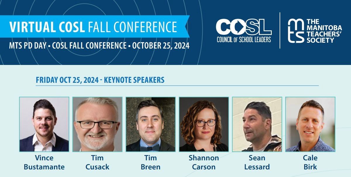 Chairperson, Council of School Leaders (@coslmbca) on Twitter photo We are just over a week away from the COSL Fall conference! Don’t forget to register before October 23.  bit.ly/COSLMTSPD24 We are just over a week away from the COSL Fall conference! Don’t forget to register before October 23.  bit.ly/COSLMTSPD24
