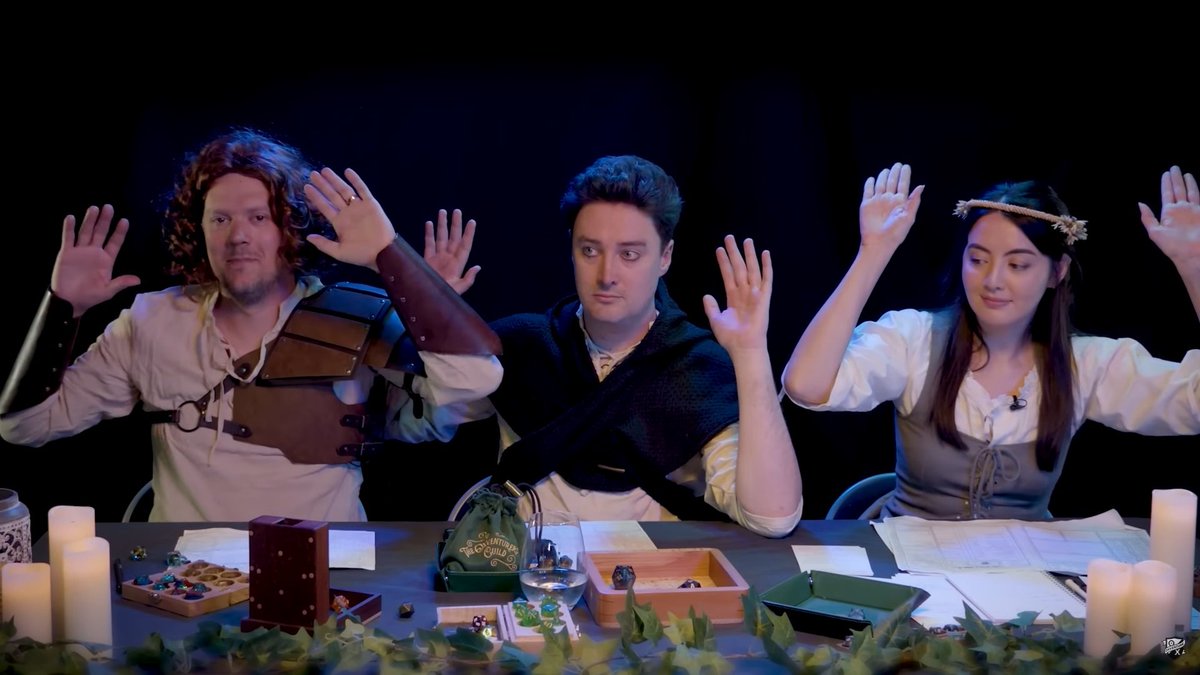 GreenFuture4All's tweet photo. @Oxventure When the DM asks "Who's got my favourite D20?" https://t.co/KmVjVXLxYj