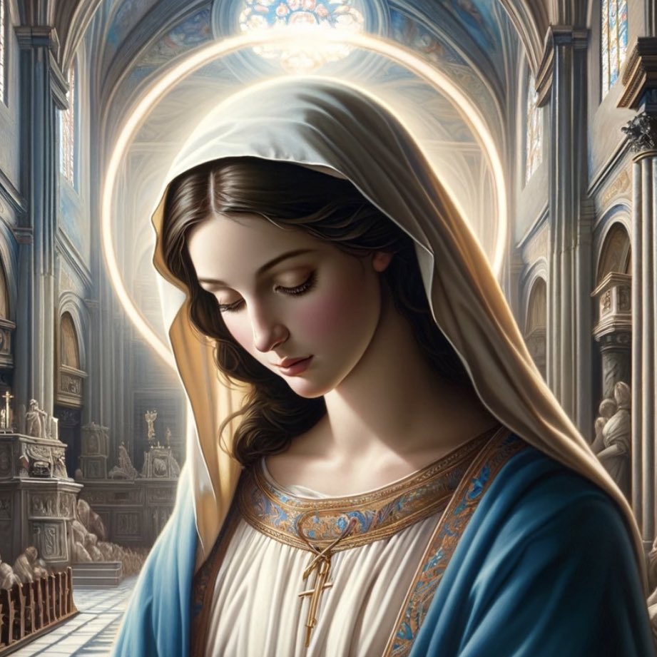 Hail Mary, full of grace. The Lord is with thee!