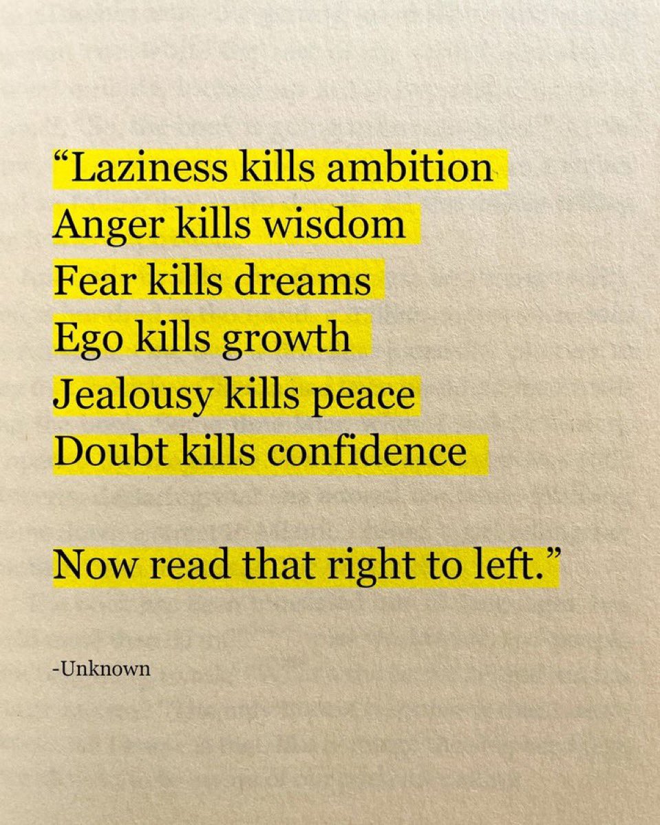 READ IT RIGHT TO LEFT!

Our mind can guide us to triumph and can also be our own worst enemy.

The mindset that we have is our choice.

The choice we make can either lead us to greatness or leave us in mediocrity.

We were not made to be mediocre, we were made for greatness!