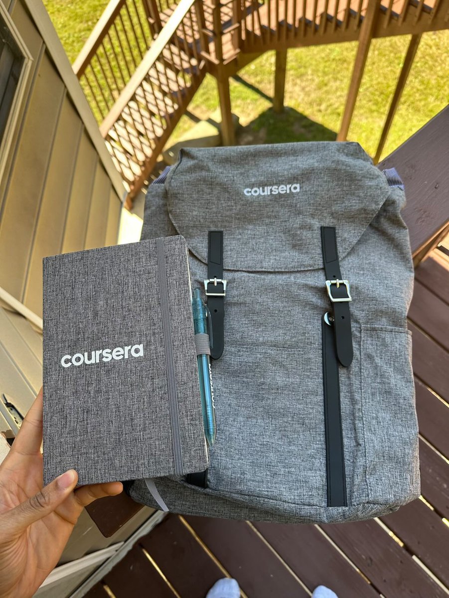 Want a chance to get a free backpack from Coursera? 🎒

Simply repost and DM us your full name, address, email and phone number. 😊

(Exclusive to learners in the US, UK and India)