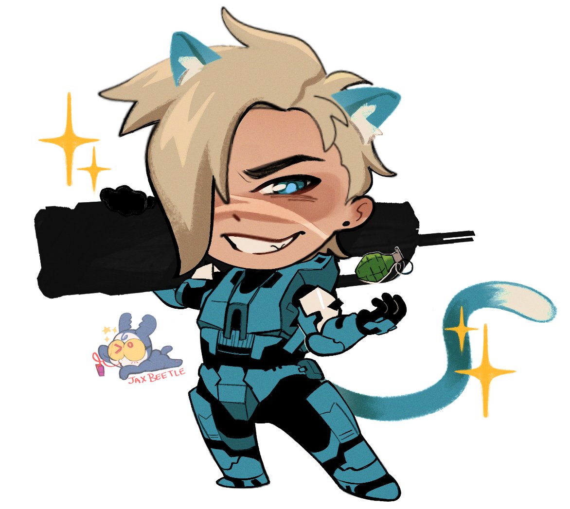 "If you ever see me in a fight with a bear, you better jump in and help the bear."

#halofanart #guardduty #HaloSpotlight