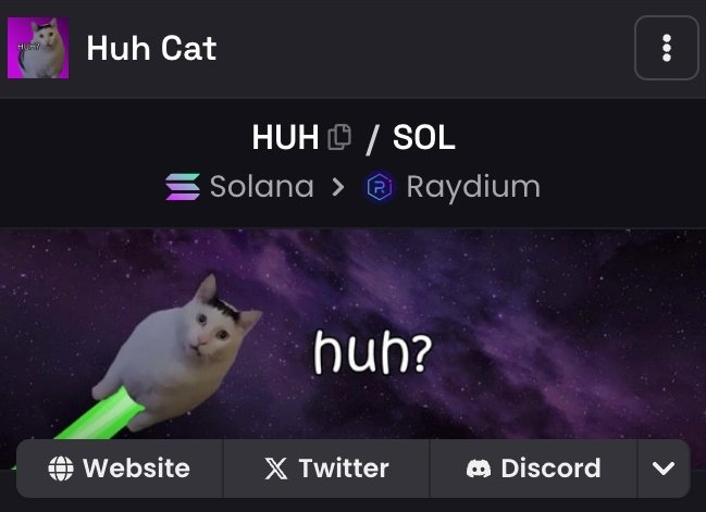 OGHUHCAT's tweet photo. Join The Official $HUH CAT Discord Server!

https://t.co/dT5dDcwVDE https://t.co/jxy6fcgjC8