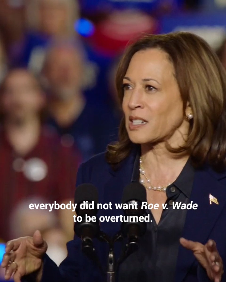 “Roll the clip… No, Donald, everybody did NOT want Roe v. Wade overturned… When you listen to Donald