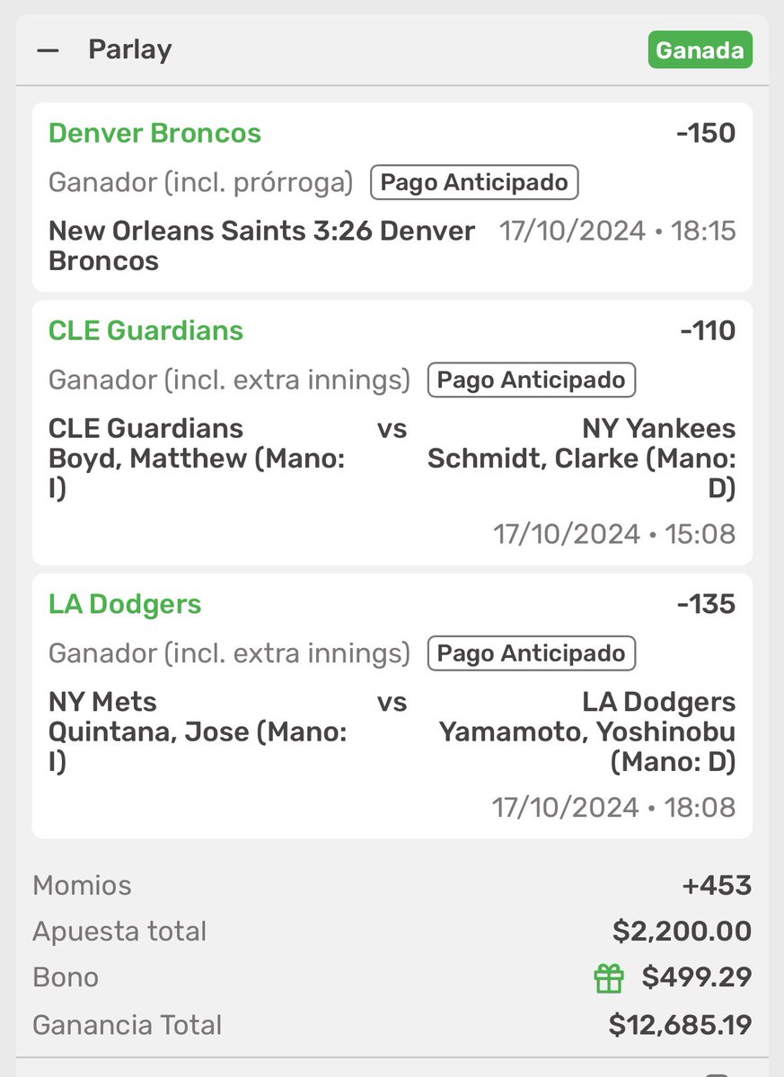 picks_koalateam's tweet photo. $1000 entre los RT de este tweet 😱

Ayer hice ganar a todos , hoy si me enfoqué en mi grupo PREMIUM ✅✅ y ganamos $12,000 MÁS , OTRO PARLEY MÁS 

ES UNA LOCURA !!  UNA LOCURA !! 🤯🤯🤯🤯🤯🤯🤯 ESTOY EN OTRO MALDITO NIVEL https://t.co/XkfTefnw6Y