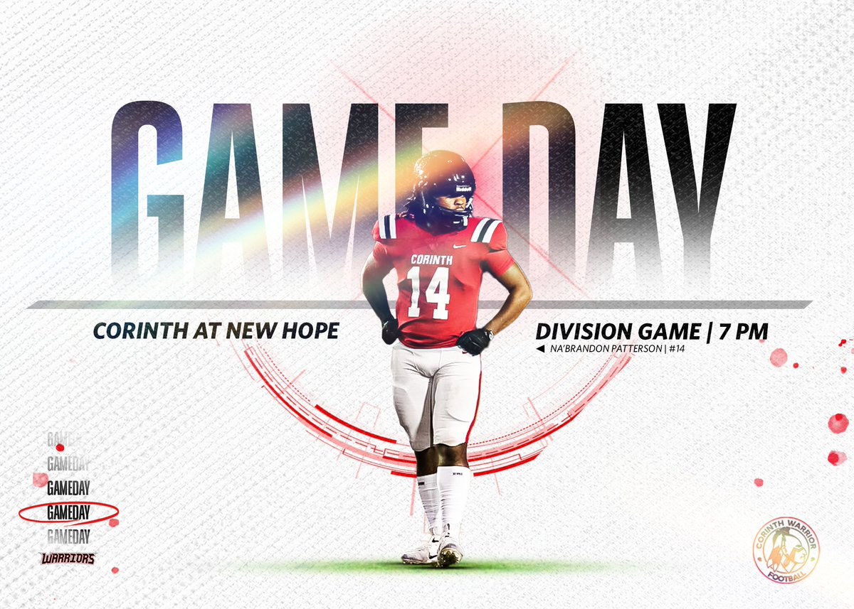 CHS Football (@chswarriorfb) on Twitter photo The Warriors are on the road this week, all the way down to Columbus, in a big match up with division foe, New Hope!
We'll see you at the game!
π New Hope Trojans
π New Hope High School
βοΈ 7 PM Kickoff
π―π
<a href="/bshields0244/">Brandon Shields</a> <a href="/5thQtrScores/">5th Quarter Scores</a> The Warriors are on the road this week, all the way down to Columbus, in a big match up with division foe, New Hope!
We'll see you at the game!
π New Hope Trojans
π New Hope High School
βοΈ 7 PM Kickoff
π―π
<a href="/bshields0244/">Brandon Shields</a> <a href="/5thQtrScores/">5th Quarter Scores</a>