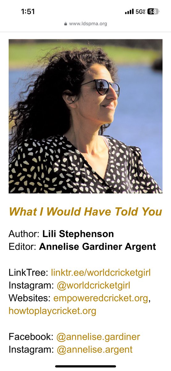Excited to announce that my memoir “What I Would Have Told You” won the 2024 LDSPMA Spark Award! Can’t wait to see what happens next 🎉