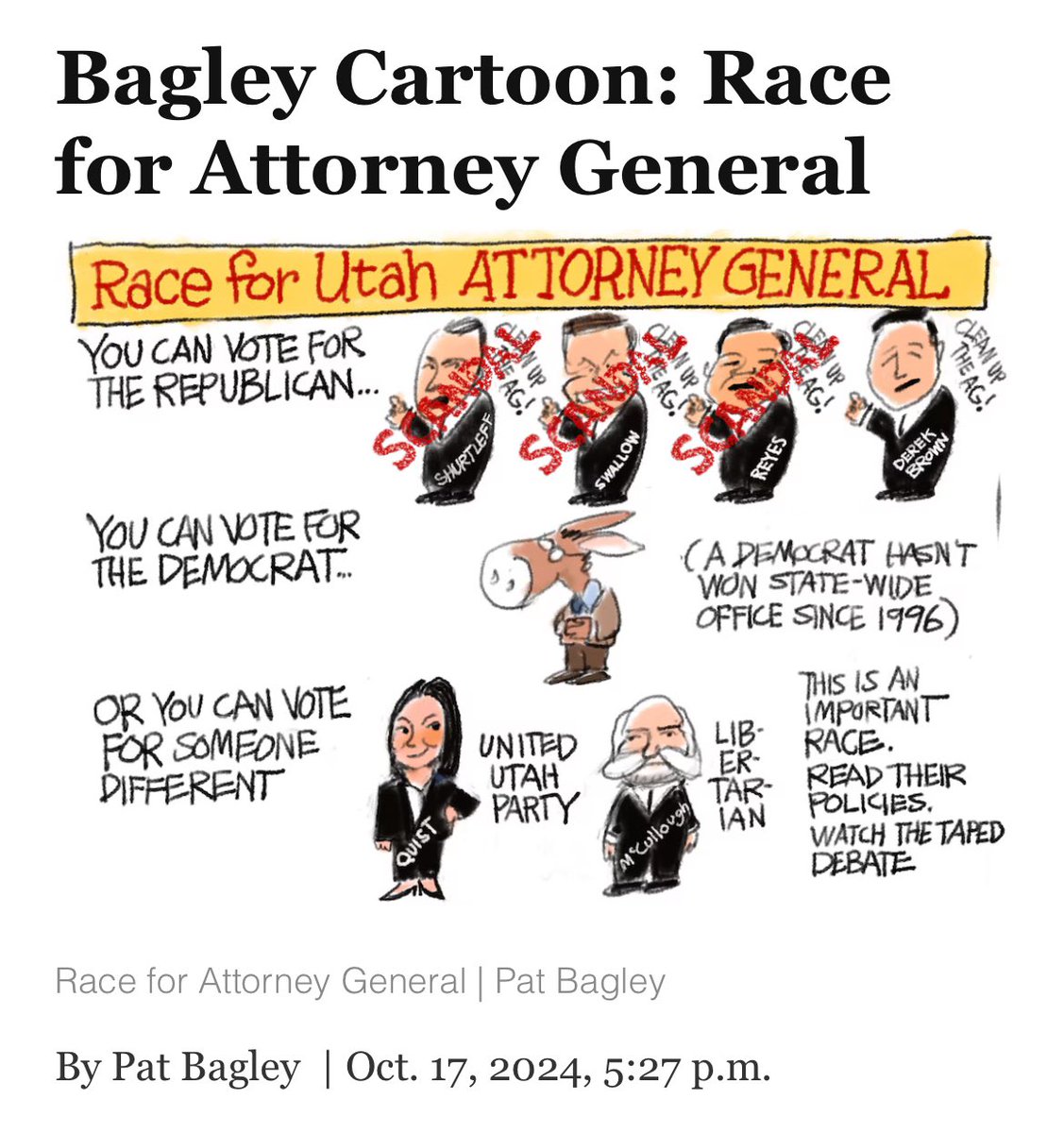 Major changes are needed! Vote <a href="/MichelleLQuist/">Michelle Quist</a> !!