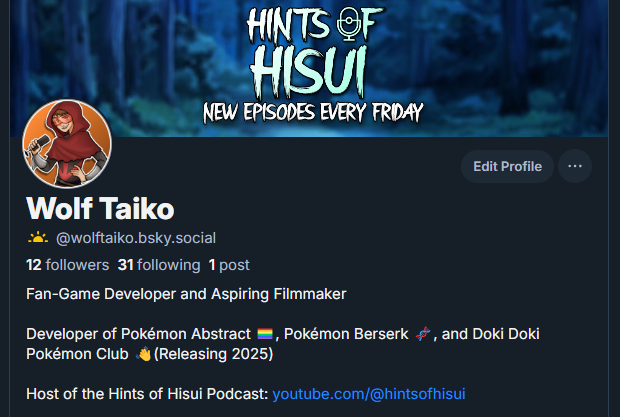 If it wasn't clear I have been off of Twitter for a couple weeks now but I have now found a suitable replacement! If any of my tweets seemed interesting to you go check my account out on Bluesky I have a lot of interesting stuff I'll talk about! I think...
bsky.app/profile/wolfta…