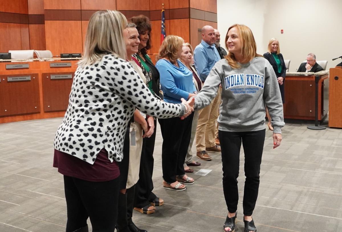 IndianKnollES's tweet photo. Elevating the Excellence with @MicrosoftEDU and @CherokeeSchools! https://t.co/9PR03icMQ1