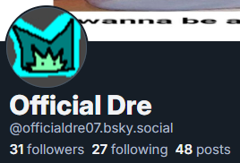 in case twitter goes to shit ive had bluesky for like a year now so follow me there if you want!