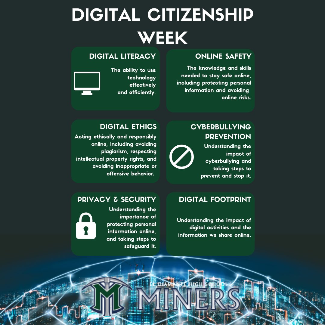 Make good choices about your digital use Miners!