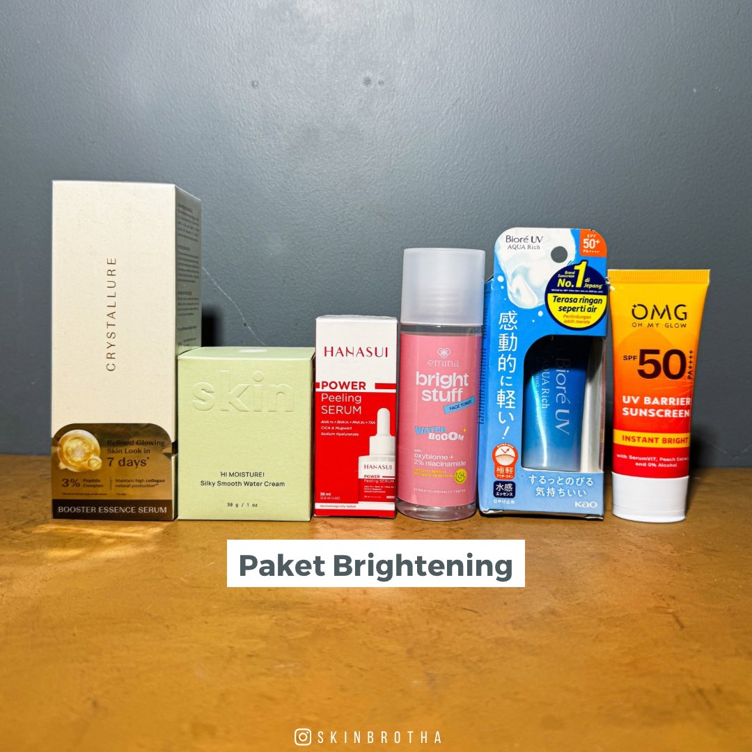 skinbrotha's tweet photo. 1 MINGGU 1 GIVEAWAY SKINCARE🌞 part 7

Ada 4 paket skincare yg udh dikurasi sesuai kebutuhan &amp; permasalahan kulit😆 silahkan dipilih ya, rulesnya super easy👇🏻

• follow @skinbrotha
• retweet, like, bookmark tweet ini
• reply butuh paket yang mana? https://t.co/x2YAnMLIEf