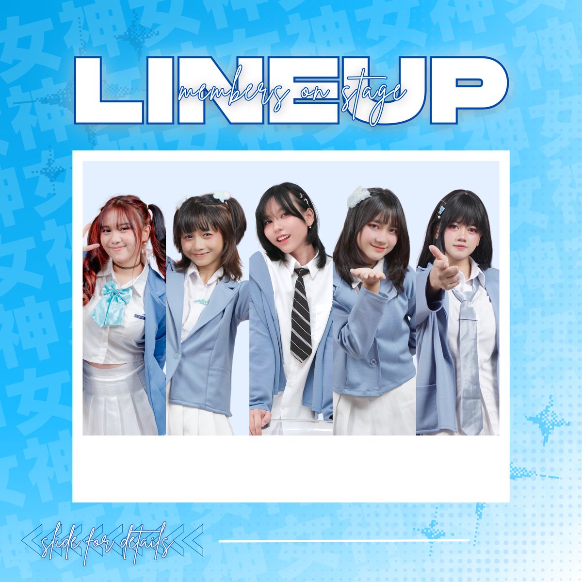 EURIFESSA's tweet photo. Hallooo!!!!!!

Next stage Eurifessa di Sragen nih!!!
1st time perform di Sragen cuyy, yukk buat memori bersama!!🎉

Jangan lupa datang dan ramaikan yaaa!!
JANGAN LUPA CHEKI!😠🫵

Link PO Cheki ada di Bio kita.... 

#chikaidol #chikaidolindonesia https://t.co/dMi331X1Mb