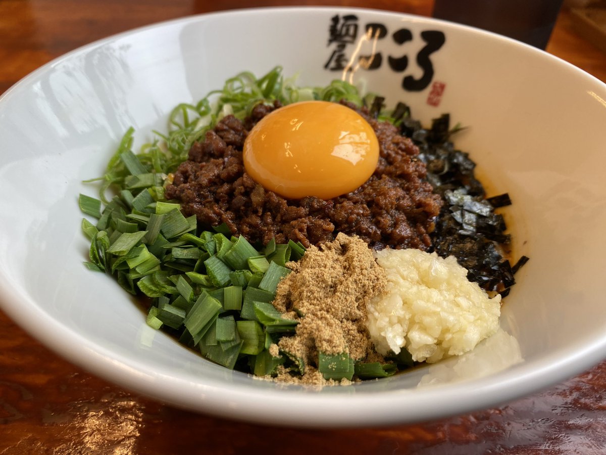 OakKing49's tweet photo. 郡山安積町日出山
台湾まぜそば麺屋こころ
台湾まぜそば　3辛トッピング
個人的にはちょうどいい辛さで太麺も好み
次は塩まぜそばに挑戦したい https://t.co/3X3Oq9F3lv