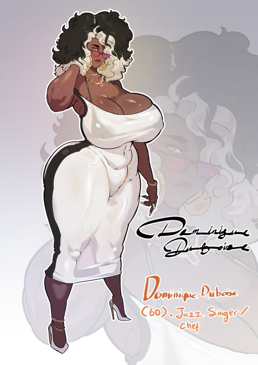 I present to you.

Dominique Duboise,
Singer and mean cook southern Mommy.