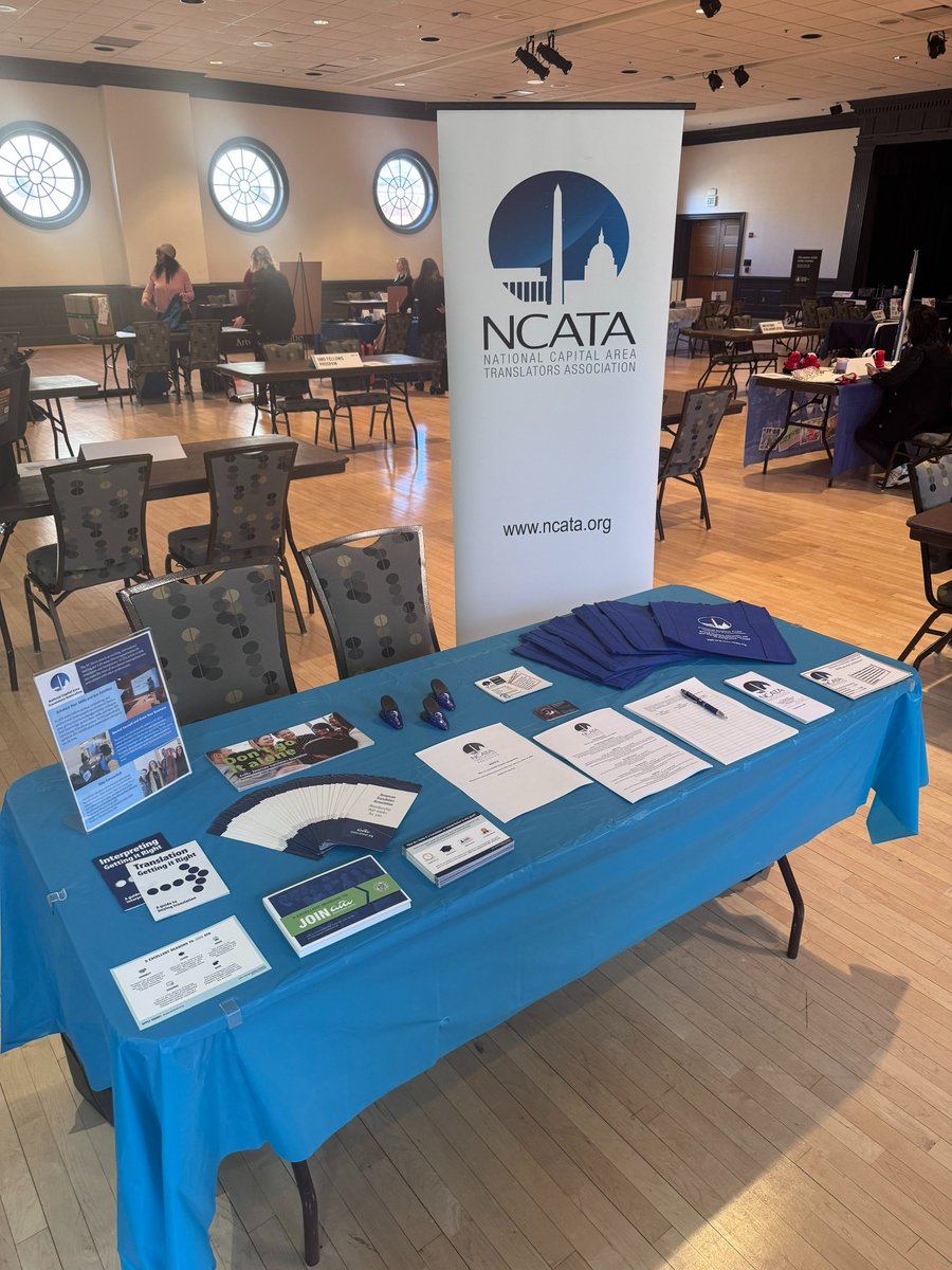Our participation at the UMD Career Fair, which promoted our profession and educated students and participating organizations about NCATA and ATA, was a success 🎉

#NCATA #ATA #UMD #translators #Interpreters