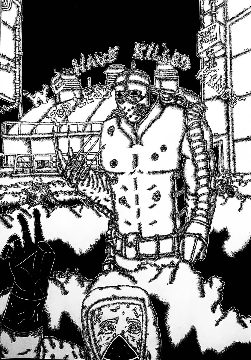 ComicsSsh's tweet photo. #sshcomics #illustration #comic #draw #sketch #inking #artwork #art #comics #sketchbook #ilustrations #drawing #artsy #series #original #hero #villain #supervillians #superheroes #sshcomic #poster #gasmark2 #terrorist #vicious #madman #toxic #murderous https://t.co/ggS4jwtl0R