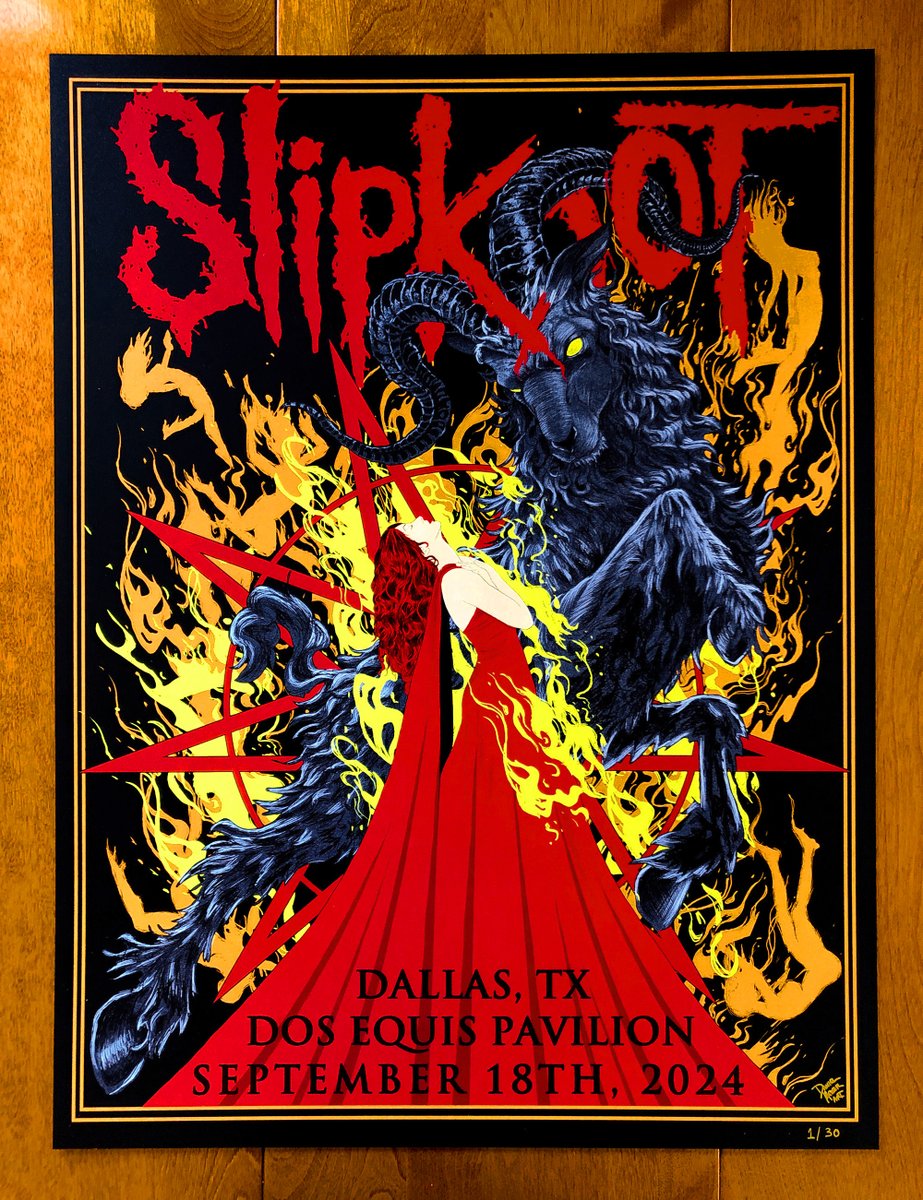 DanielMercerArt's tweet photo. 25 Official Slipknot artist signed AP's at https://t.co/NrdHoTqT20 https://t.co/pD3RDGmrOe