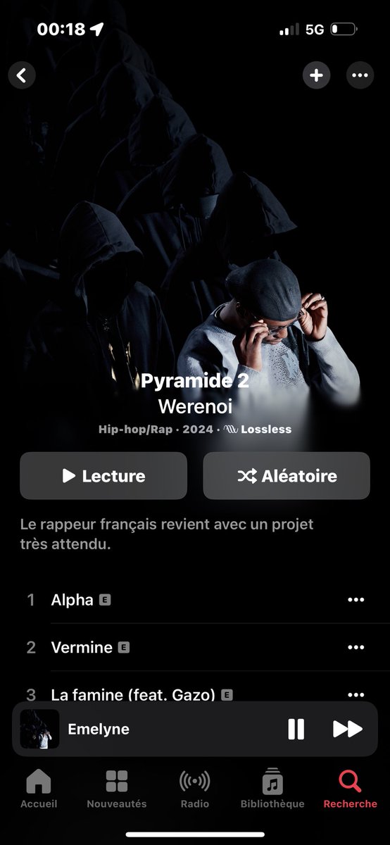 Ta_Saw6's tweet photo. Mon top 5 :
1️⃣ 5 étoiles
2️⃣ C63
3️⃣ En pétard
4️⃣ Emelyne
5️⃣ Malus
et vous ??
#werenoi #pyramide2 https://t.co/BHSHdRASzu