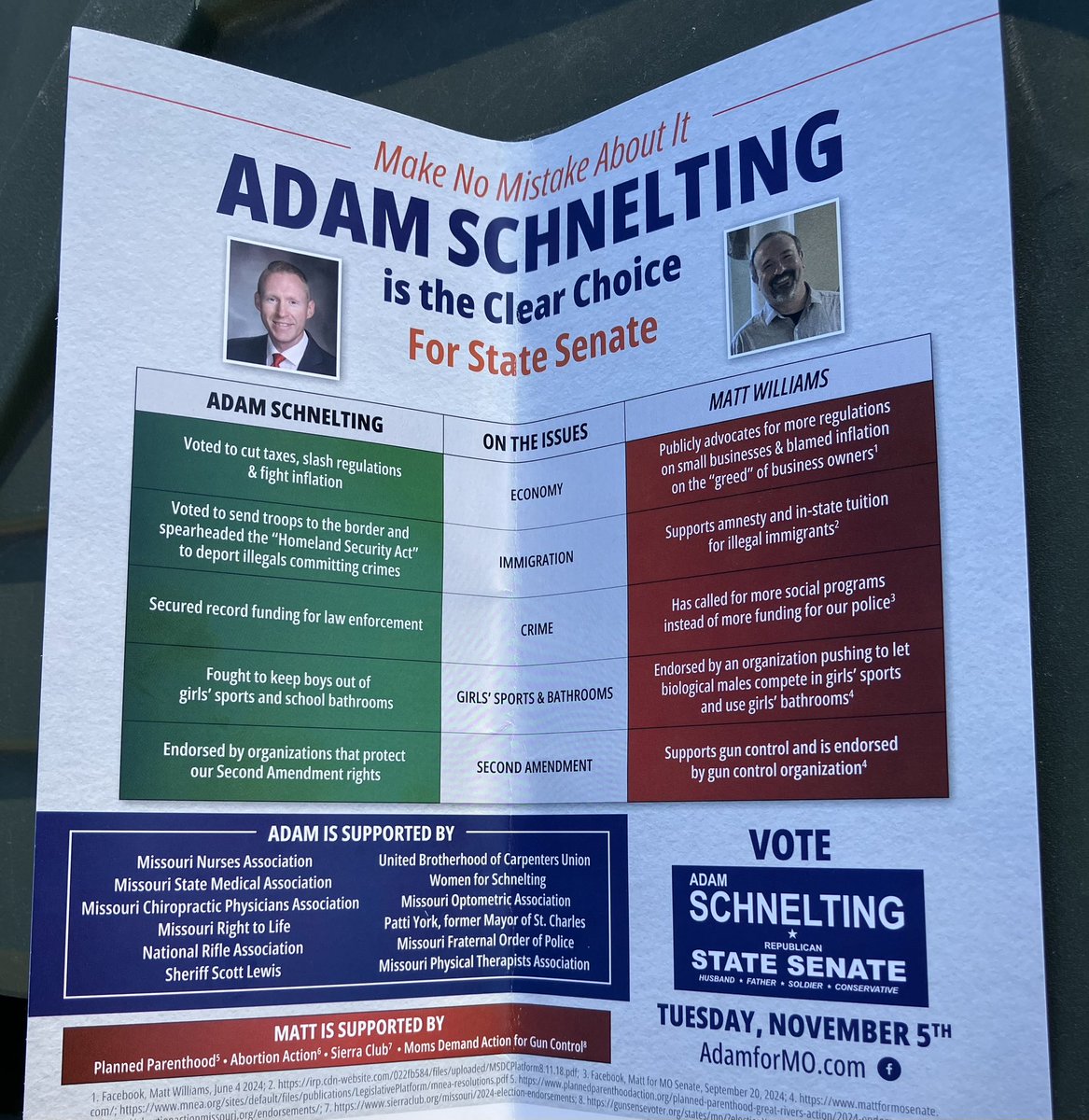 Wil_Phil's tweet photo. Thanks @SchneltingAdam for the informational flyer, helped me see that Matt Williams is indeed the clear choice.✌️ https://t.co/cEEx1oNAZ9