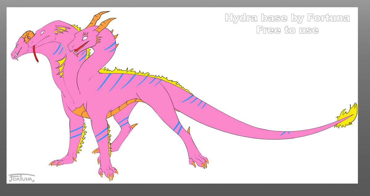 Cringetober day 17: free to use Base

Had fun coloring a silly pink hydra
I don't know if the original artist has a twt but the credits are there