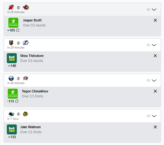 SandboxNate's tweet photo. #NHL COLLAB w/ @grandebets 

+2223 on @BetMGM  (found using @BeeBettor )

Best odds below on singles ⤵️ https://t.co/z2sfSuExhT
