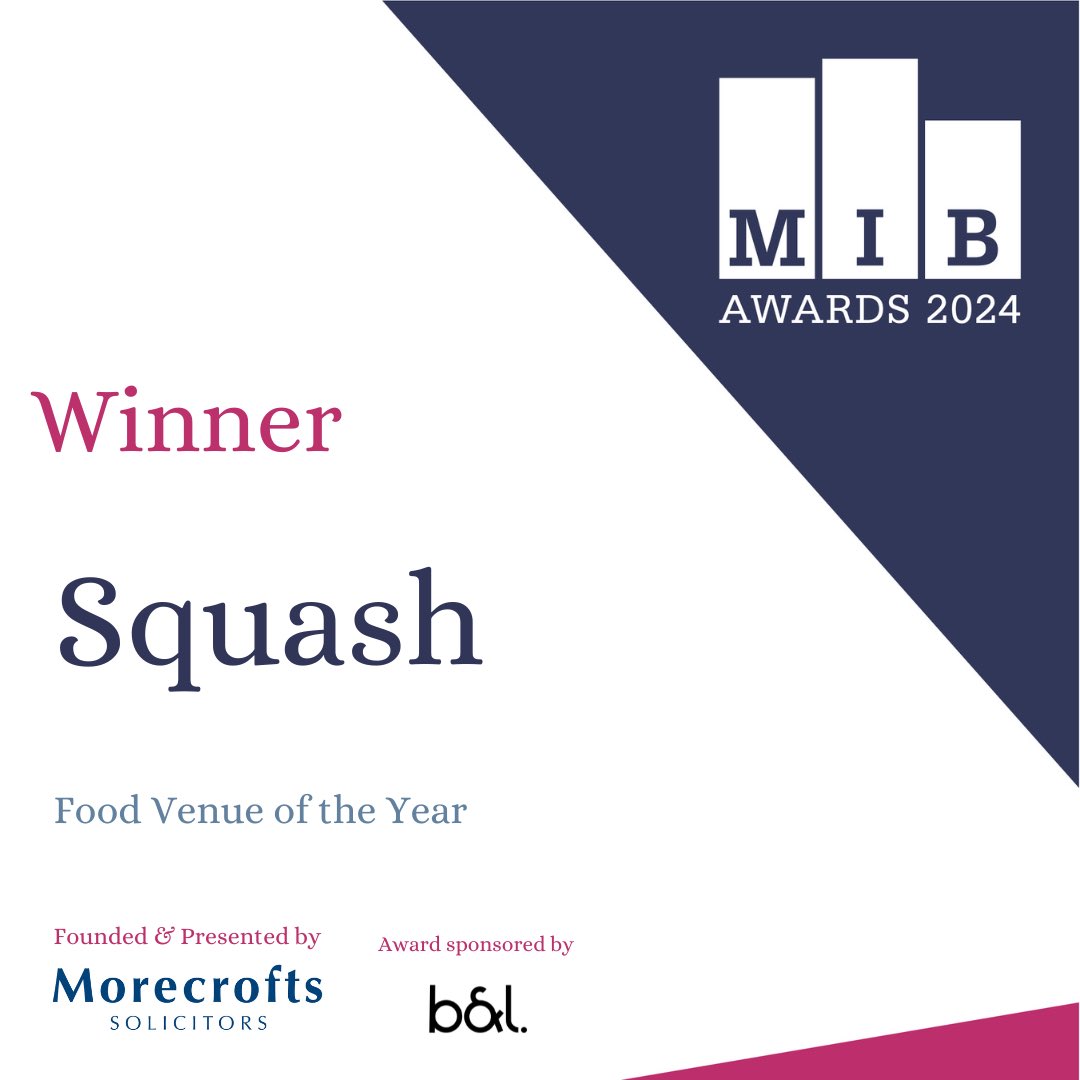 The MIB Awards Food Venue of the Year is @Squashliverpool.
Squash shop café and garden is a vibrant community hub in L8, dedicated to ethically sourced, seasonal food grow, served and sold on site.
#MIB24 #foodvenueoftheyear #merseyside