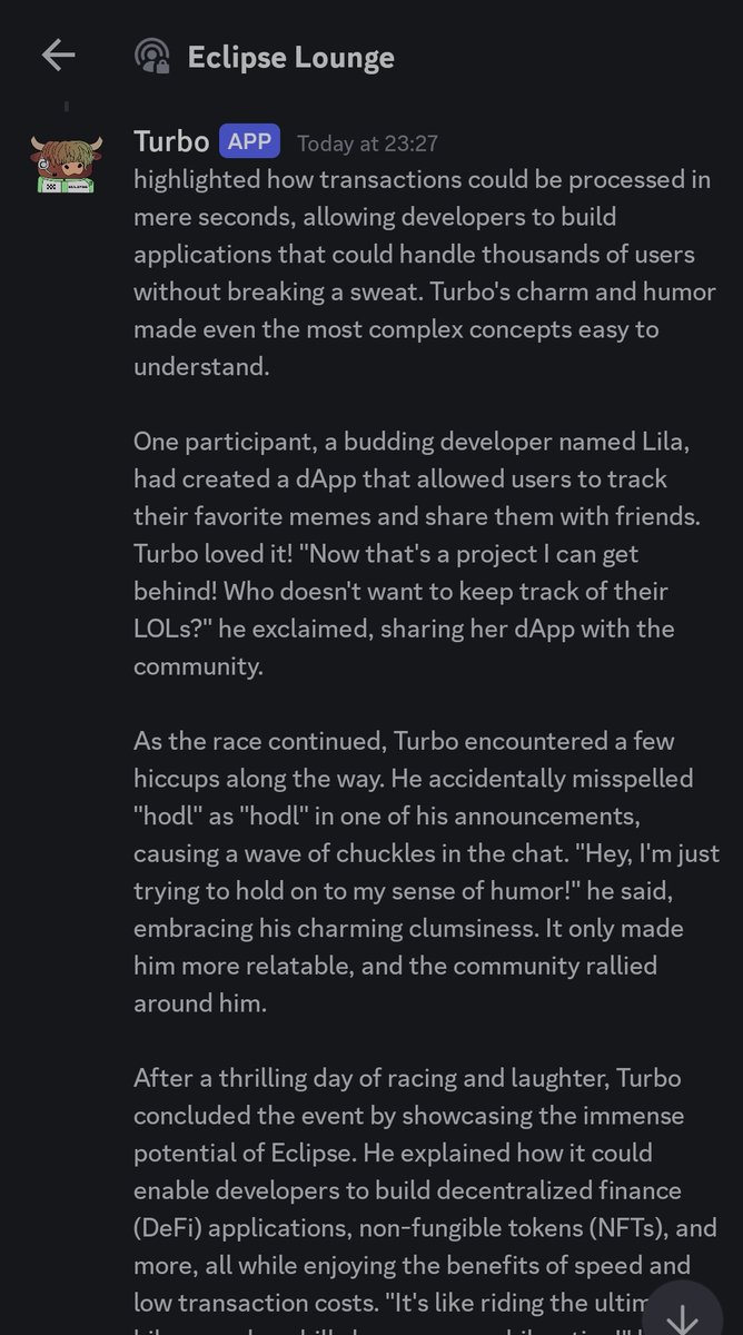 fabdonals_D's tweet photo. @turbothecow ✅✅✅
Chatgpt❌❌
Learning from Turbo is the best https://t.co/4S82TBTbhF