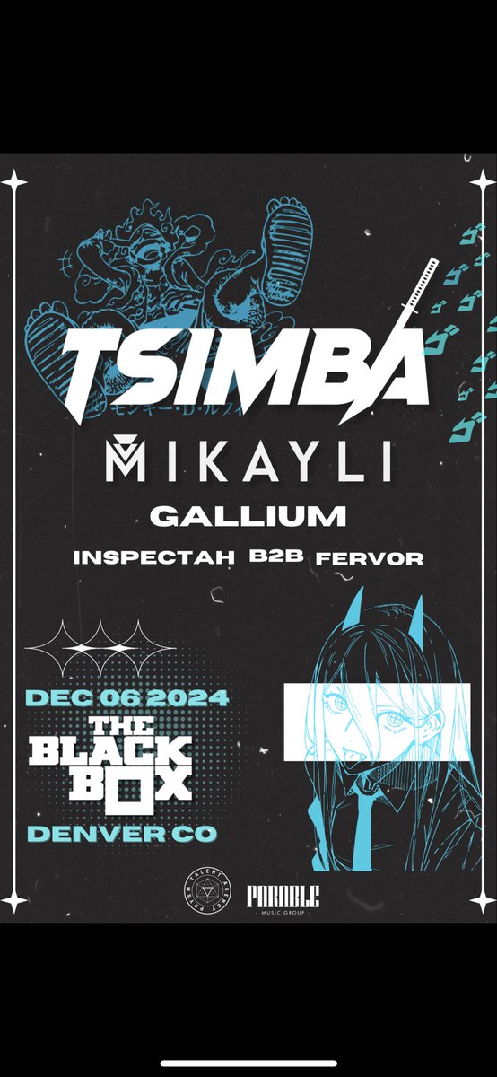 INSPECTAH 🔍 (@inspectah_music) on Twitter photo Stoked to announce <a href="/Fervorbass/">Greg</a> and I will be returning to <a href="/TheBlackBox5280/">The Black Box</a> going b2b in support of one heftyyy line up with the <a href="/ParableMG/">Parable Music Group</a> fam and friends 👀 Fervor and I got something super special planned for our set so come thru early hehehe 😈 Stoked to announce <a href="/Fervorbass/">Greg</a> and I will be returning to <a href="/TheBlackBox5280/">The Black Box</a> going b2b in support of one heftyyy line up with the <a href="/ParableMG/">Parable Music Group</a> fam and friends 👀 Fervor and I got something super special planned for our set so come thru early hehehe 😈